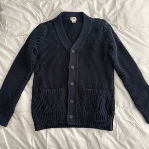 Club Monaco Unisex Navy Cardigan Sweater